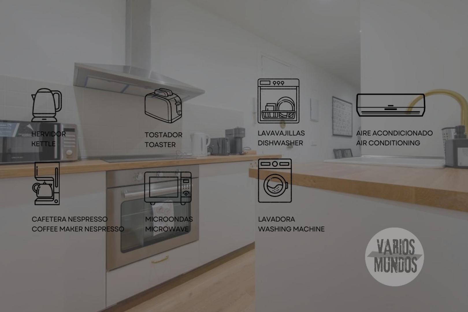 Cozy Apt Para 6Pax A Escasos Metros Del Retiro - Madrid E1 Kültér fotó